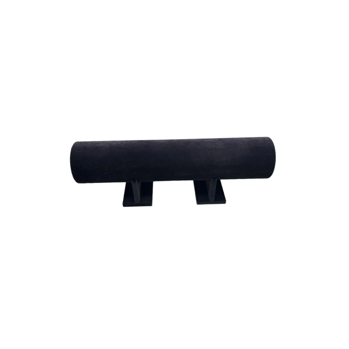 Yerli Üretim Büyük Boy Süet Kumaş Siyah Renk 50 cm Ayaklı Taç Standı