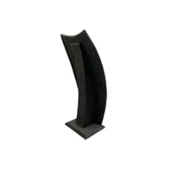 Yerli Üretim Dubai Model Süet Kumaş Füme Renk 25/12 Cm Kolye -zincir Ayaklı Stand
