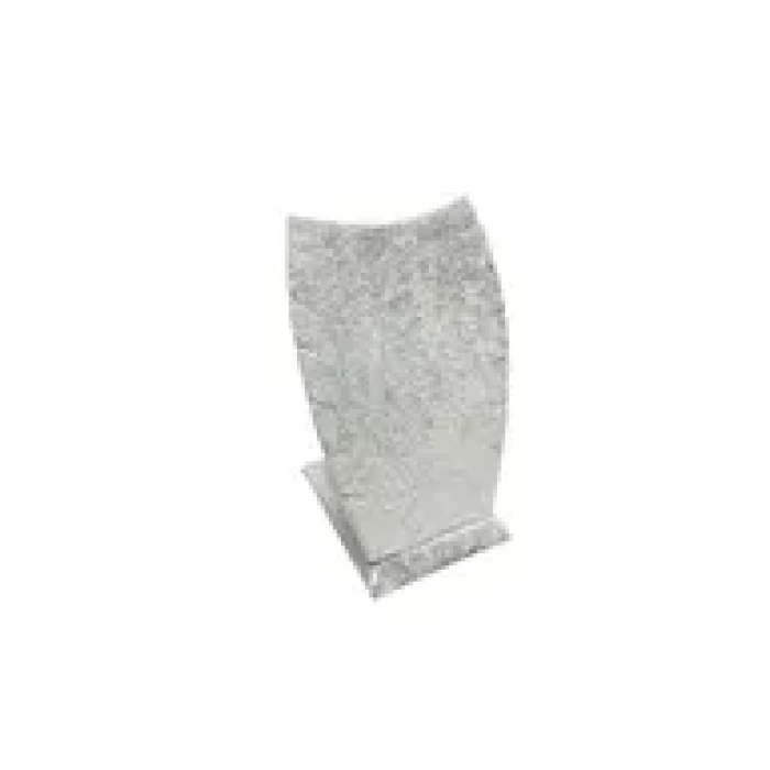 Yerli Üretim Dubai Model Süet Kumaş Gri Renk 12/8 Cm Kolye - Zincir Ayaklı Stand