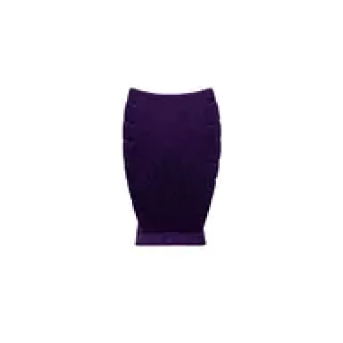 Yerli Üretim Dubai Model Süet Kumaş Mor Renk 12/8 Cm Kolye - Zincir Ayaklı Stand