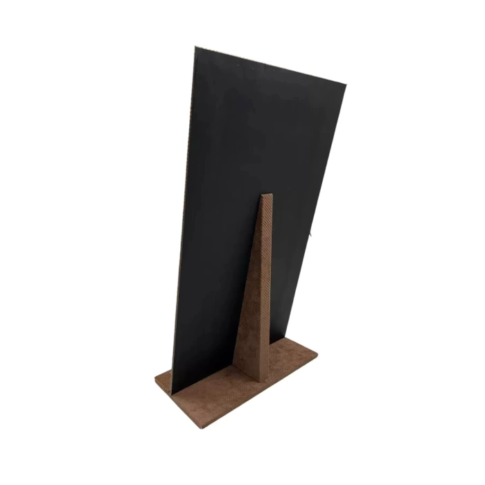 Yerli Üretim Keten Kumaş Kahve Renk 45/25 cm Ayaklı Tırnaklı Tesbih Yüzük Kombin Sergileme Standı
