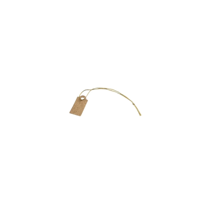 Yerli Üretim Küçük Boy Kraft Renk 2 /1 cm 80 adet Karton İpli Fiyat Etiketi
