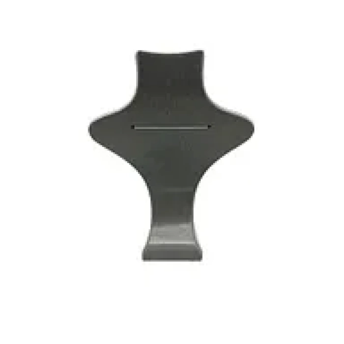 Yerli Üretim Londra Model Süet Kumaş Gri Renk 28/ 22 Cm Takım Kolye-küpe-yüzük Sergileme Mankeni