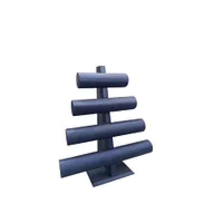 Yerli Üretim Lüx İmera Deri Kumaş Lacivert Renk Boy 38 cm En 33 cm 4lü T Model Bilezik Sergileme