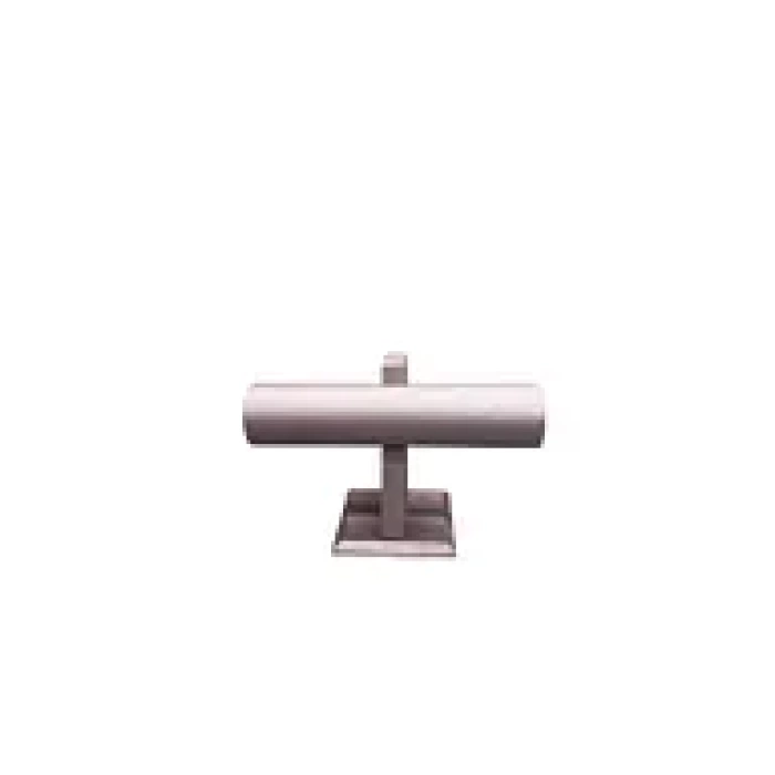 Yerli Üretim Lüx İmera Deri Kumaş Pembe Renk Boy 15 cm En 23 cm Tekli T Model Bilezik Sergileme