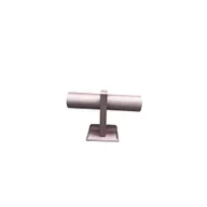 Yerli Üretim Lüx İmera Deri Kumaş Pembe Renk Boy 15 cm En 23 cm Tekli T Model Bilezik Sergileme