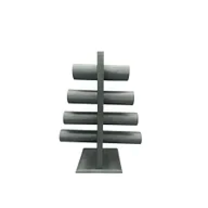 Yerli Üretim Lüx İmera Deri Kumaş Yeşil Renk Boy 38 cm En 33 cm Tekli T Model Bilezik Sergileme