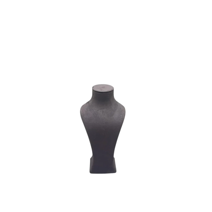 Yerli Üretim Lüx Model Sardunya Kumaş Füme Renk Boy 31 cm Kolye Takı Sergileme Mankeni