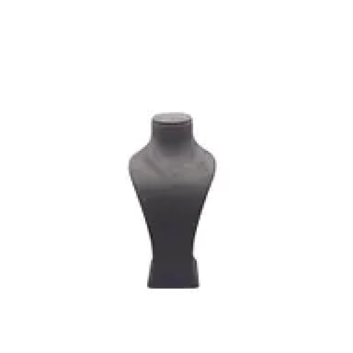 Yerli Üretim Lüx Model Sardunya Kumaş Füme Renk Boy 37 cm Kolye Takı Sergileme Mankeni