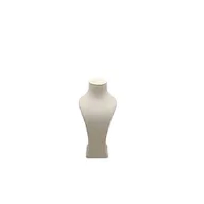 Yerli Üretim Lüx Model Sardunya Kumaş Krem Renk Boy 28cm Kolye Takı Sergileme Mankeni