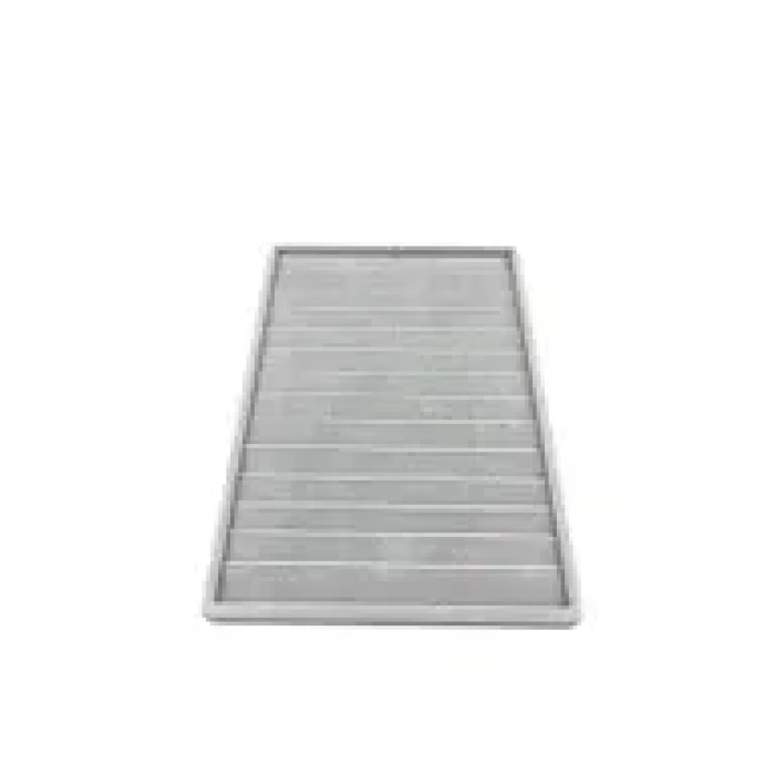 Yerli Üretim Madrid Model Süet Kumaş Gri Renk 34/24 Cm Kademeli Çekmece İci Bileklik-kolye Standı