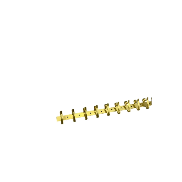 Yerli Üretim Metal Malzeme Sarı Renk Bir Metre Tesbih&Takı Sergileme Askısı