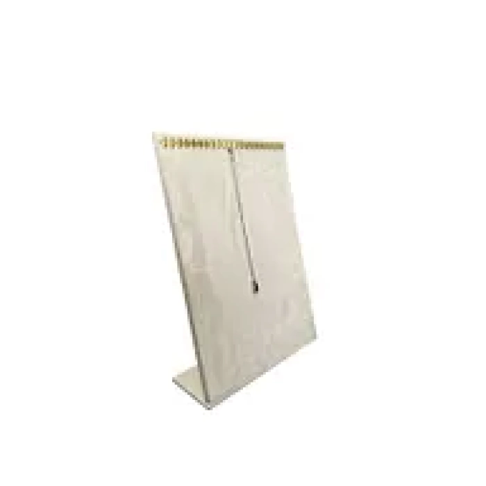 Yerli Üretim Sardunya Kumaş Krem Renk Boy 24 cm En 34 cm Dik Model Zincir Sergileme