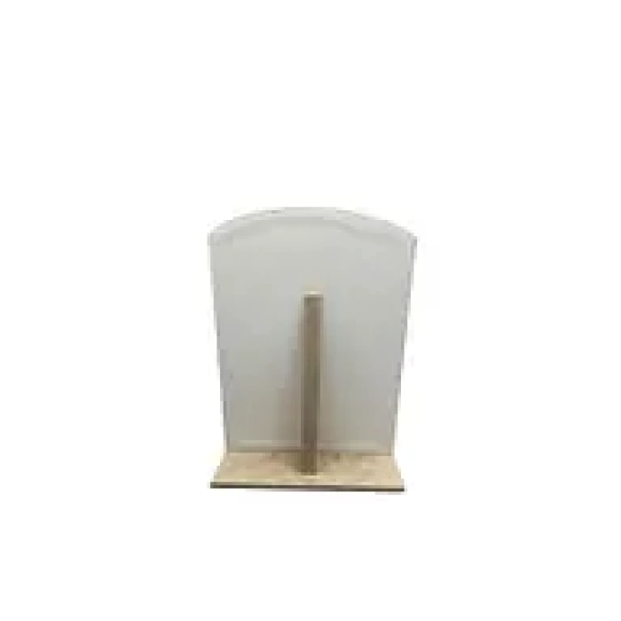 Yerli Üretim Sardunya Kumaş Krem Renk Boy 24 cm En34 cm Dik Bombeli Zincirlik