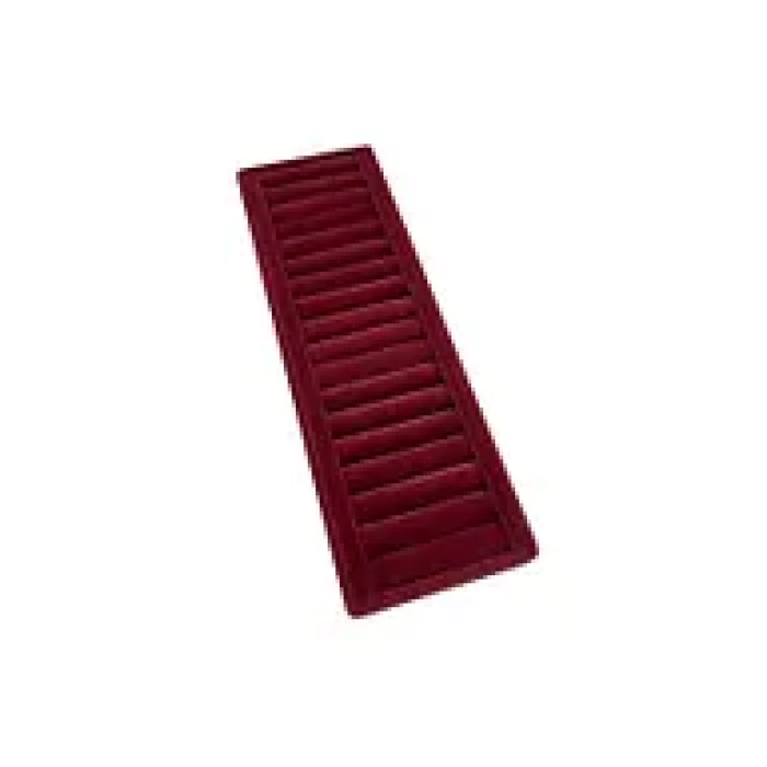 Yerli Üretim Süet Kaplama Bordo Renk Sosisli 35/11 Cm Bileklik Kelepçe Tablası
