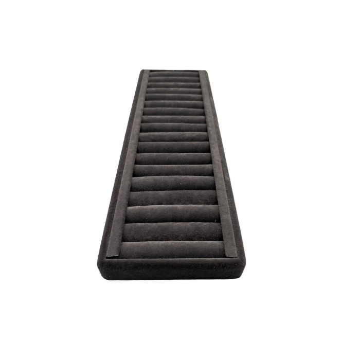 Yerli Üretim Süet Kaplama Füme Renk Sosisli 35/11 Cm Bileklik Kelepçe Tablası