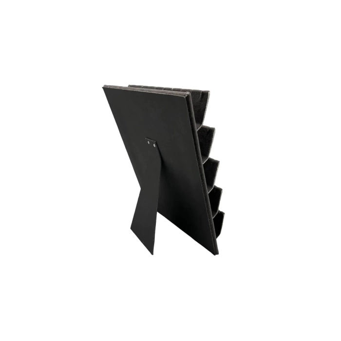 Yerli Üretim Süet Kumaş 20/16 Cm Füme Renk Ayaklı Küpe Standı