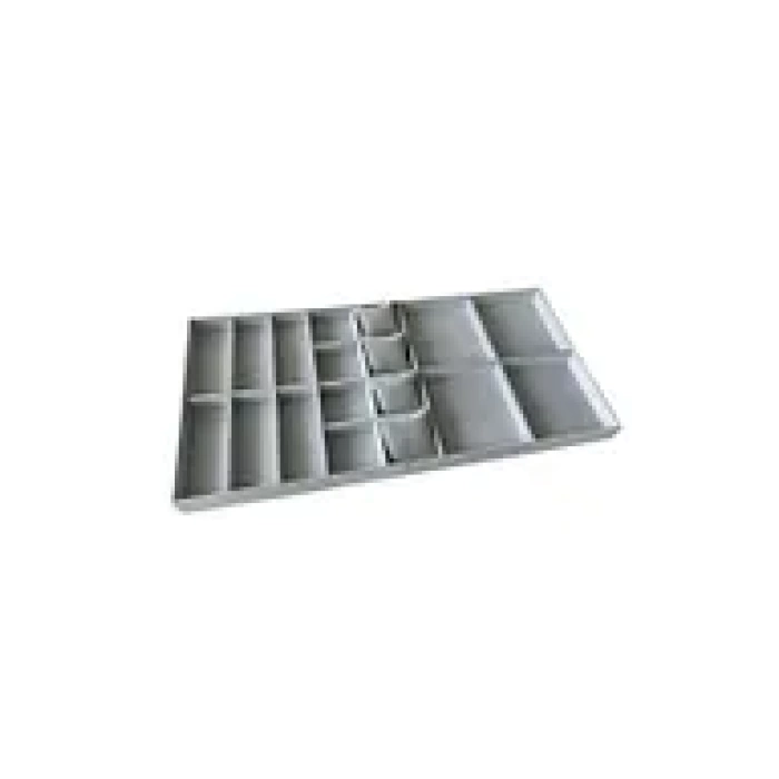 Yerli Üretim Süet Kumaş 70/38 Cm Süet Kaplama Gri Renk Çekmece içi Takı Tablası