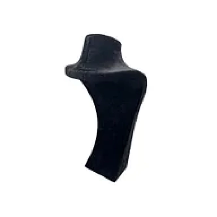 Yerli Üretim Süet Kumaş Elisia Manken Siyah Renk 25/12 Cm Kolye Gerdanlık Takı Sergileme Mankeni