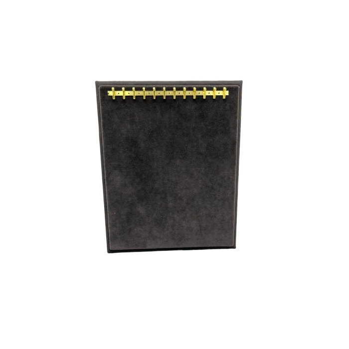 Yerli Üretim Süet Kumaş Füme Renk 20/16 Cm Ayaklı Kanca Bileklik Sergileme Standı