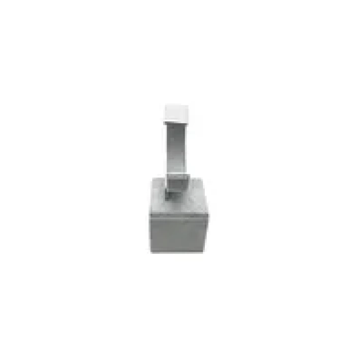 Yerli Üretim Süet Kumaş Gri Renk 13 cm Kelepçe Saat Sergileme Standı