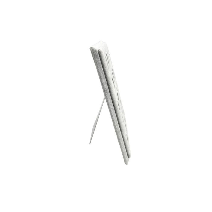 Yerli Üretim Süet Kumaş Gri Renk 20/16 Cm Ayaklı Yüzük Sergileme Standı
