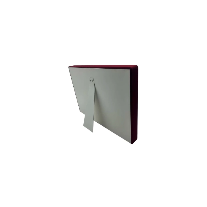 Yerli Üretim Süet Kumaş Kırmızı Renk 34-24 Cm Ayaklı Üçlü Set Tabla Stand