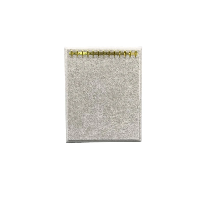 Yerli Üretim Süet Kumaş Krem Renk 20/16 Cm Ayaklı Kanca Bileklik Sergileme Standı