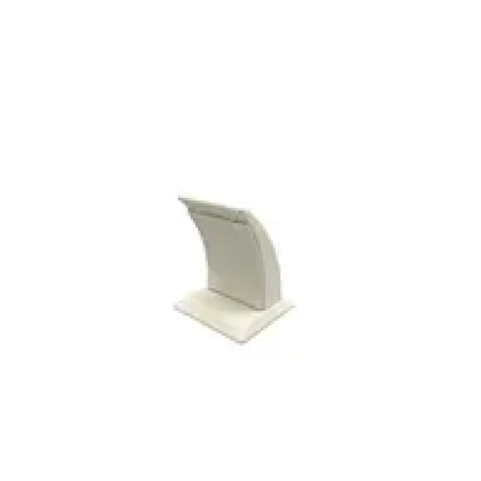 Yerli Üretim Süet Kumaş Krem Renk Ayaklı 9/7 cm Küpe Sergileme Dekoru