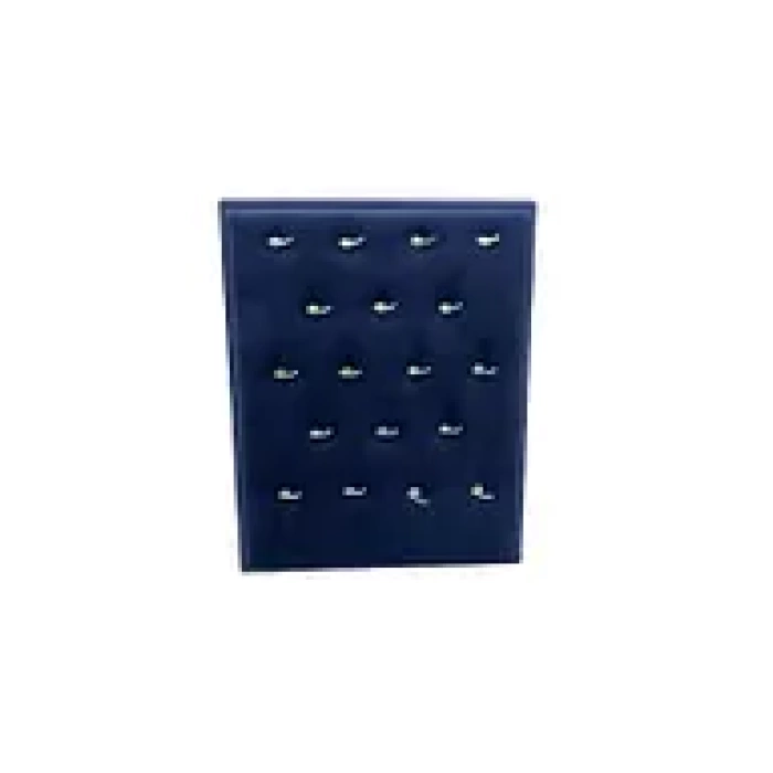 Yerli Üretim Süet Kumaş Lacivert Renk 20/16 Cm Ayaklı Kolye Sergileme Standı