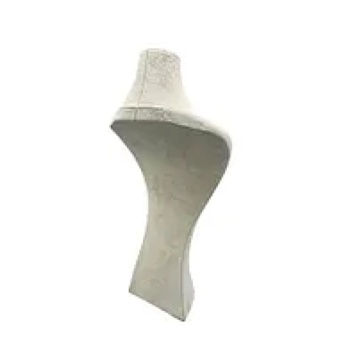 Yerli Üretim Süet Kumaş Lidya Manken Krem Renk 42/20 Cm Kolye Gerdanlık Takı Sergileme Mankeni