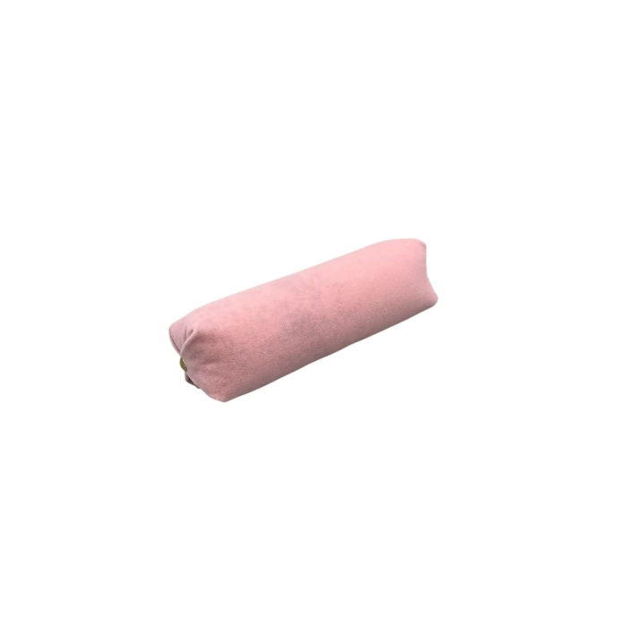 Yerli Üretim Süet Kumaş Pembe Renk 20 Cm Rulo Takı Yastığı