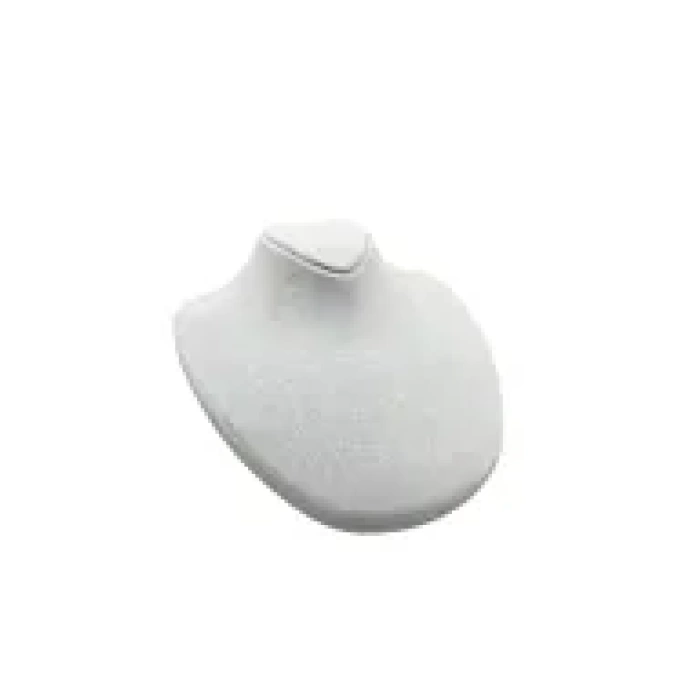 Yerli Üretim Süet Kumaş Rose Manken Gri Renk 20/18 Cm Kolye Gerdanlık Takı Sergileme Mankeni
