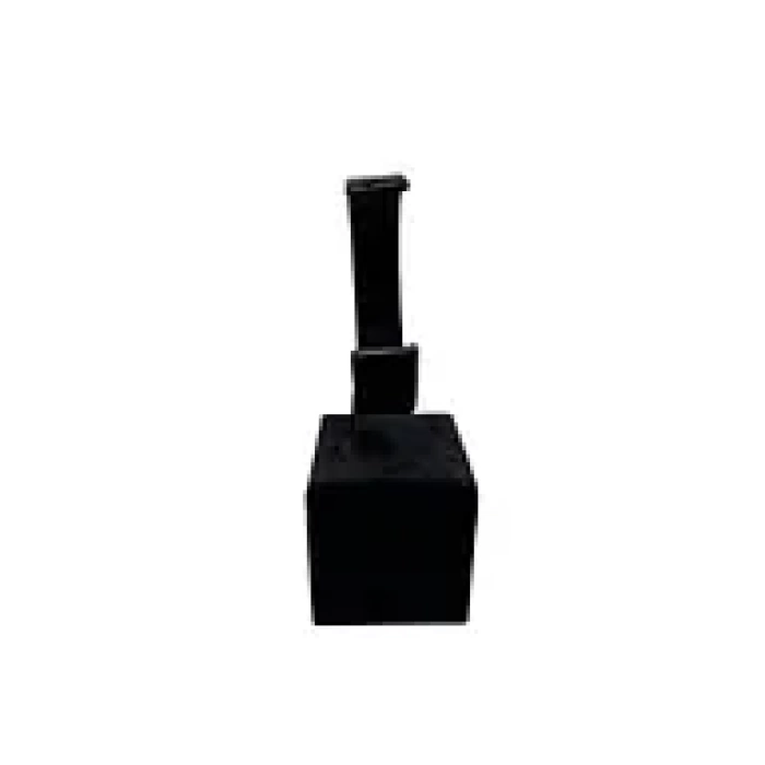 Yerli Üretim Süet Kumaş Siyah Renk 13 cm Kelepçe Saat Sergileme Standı