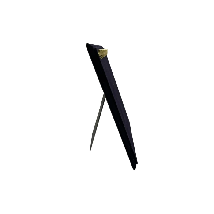 Yerli Üretim Süet Kumaş Siyah Renk 20/16 Cm Ayaklı Kanca Bileklik Sergileme Standı