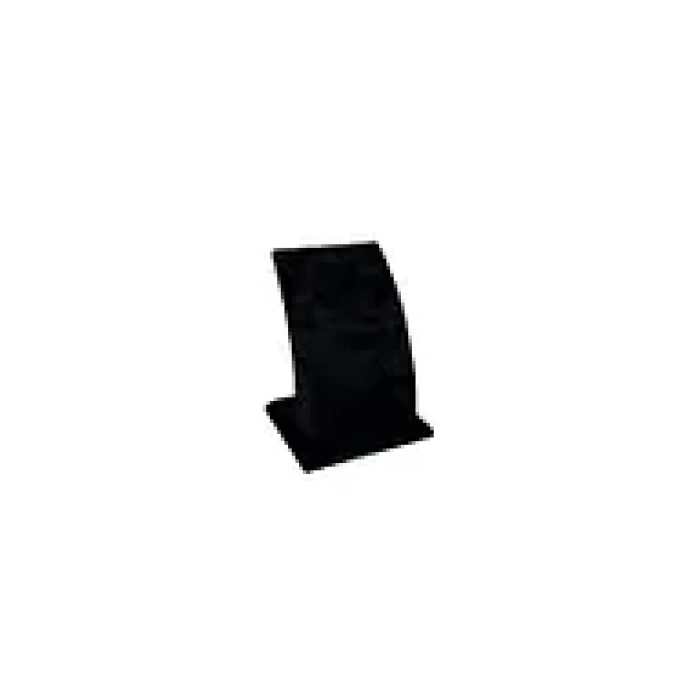 Yerli Üretim Süet Kumaş Siyah Renk Ayaklı 9/7 cm Küpe Sergileme Dekoru