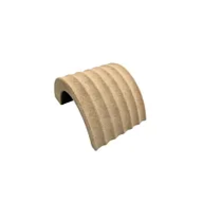 Yerli Üretim Süet Kumaş Sütlü Kahve Renk 14/11 Cm Bileklik Künye Standi