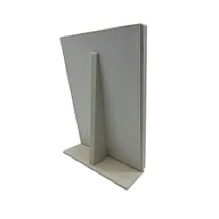 Yerli Üretim Süet Kumaş Tırnaklı Krem Renk 34/24 Cm Ayaklı Tesbih-kolye Takı Standi