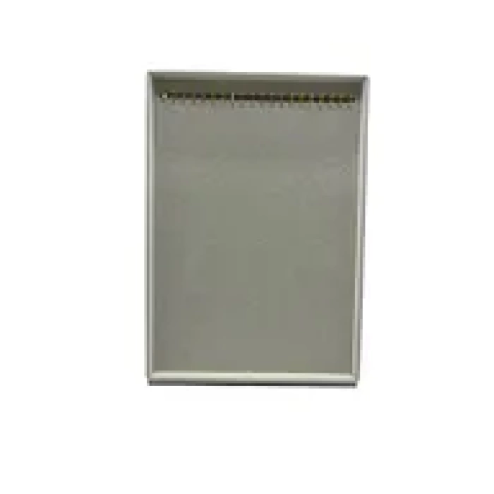 Yerli Üretim Süet Kumaş Tırnaklı Krem Renk 34/24 Cm Ayaklı Tesbih-kolye Takı Standi