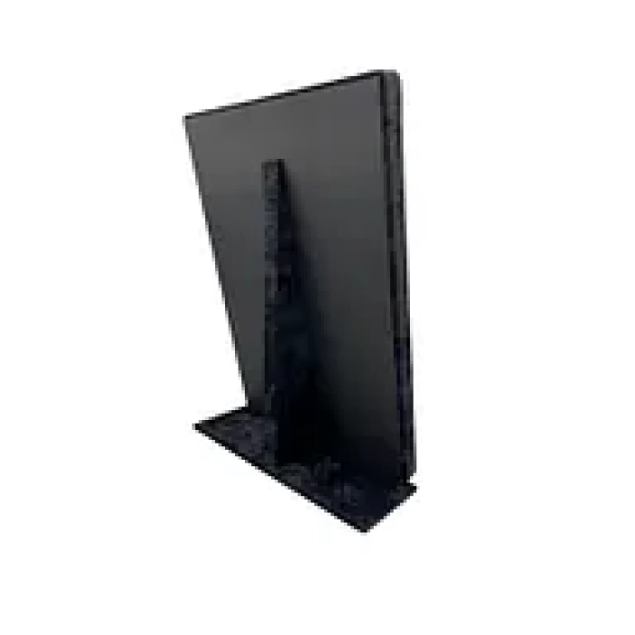 Yerli Üretim Süet Kumaş Tırnaklı Siyah Renk 34/24 Cm Ayaklı Tesbih Takı Standi