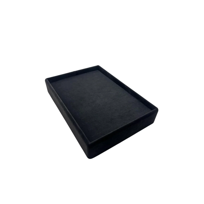 Yerli Üretim Süet Kumaş Yeşil Renk 22/14 Cm Batırmalı Bileklik Kelepçe Tablası