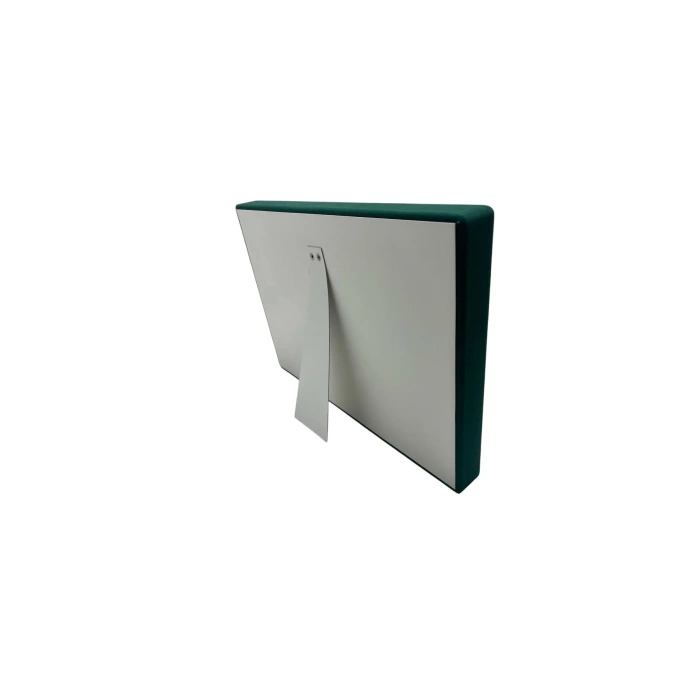 Yerli Üretim Süet Kumaş Yesil Renk 34-24 Cm Ayaklı Üçlü Set Tabla Stand