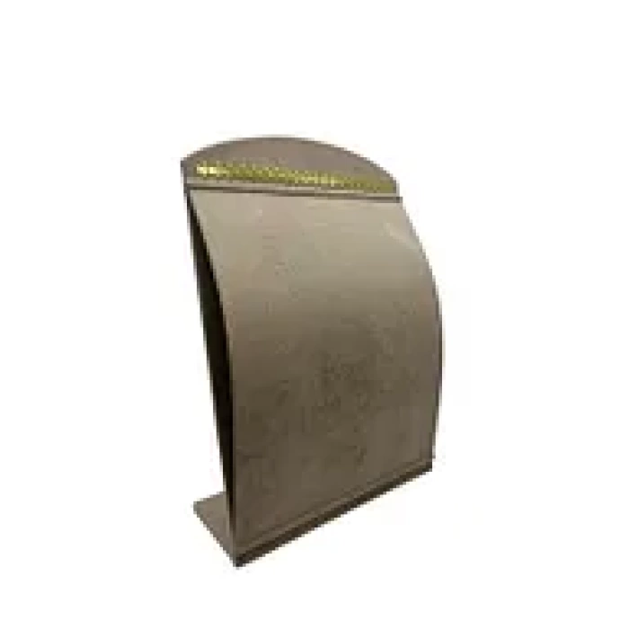 Yerli Üretim Süet Kumaş Yeşil Renk 34 cm / 24 cm Dik Bombeli Takı Standı