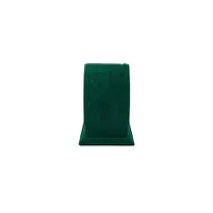 Yerli Üretim Süet Kumaş Yeşil Renk Ayaklı 9/7 cm Küpe Sergileme Dekoru