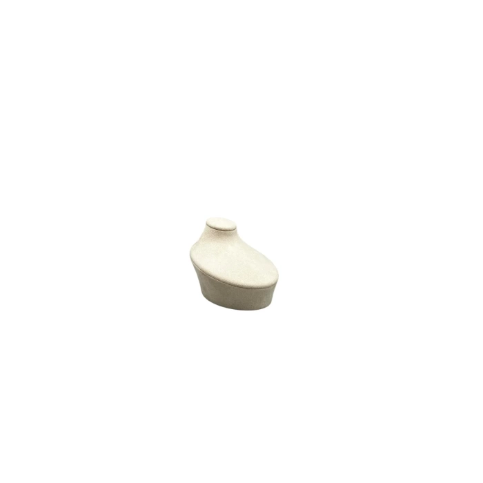 Yerli Üretim Yerde Model Sardunya Kumaş Krem Renk Boy 12 cm En 14 cm Kolye Takı Mankeni