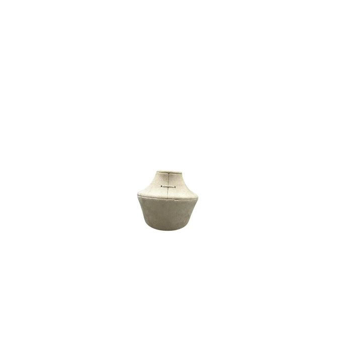 Yerli Üretim Yerde Model Sardunya Kumaş Krem Renk Boy 12 cm En 14 cm Kolye Takı Mankeni