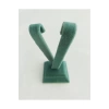 Yerli Üretim Süet Kumaş Yeşil Renk 10 Cm Küpe Sergileme Aksesuar