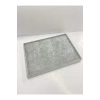 Yerli Üretim Süet Kumaş Gri Renk 34/24 Cm Çekmece Ici Batırmalı Yüzük Standı