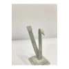 Yerli Üretim Süet Kumas Gri Renk 10 Cm Küpe Sergileme Aksesuar