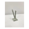 Yerli Üretim Süet Kumas Gri Renk 10 Cm Küpe Sergileme Aksesuar